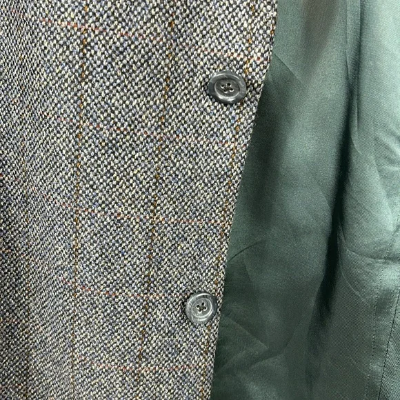 Burberry Men’s Blazer Sports Coat Wool Cashmer Blend Tweed Size 46